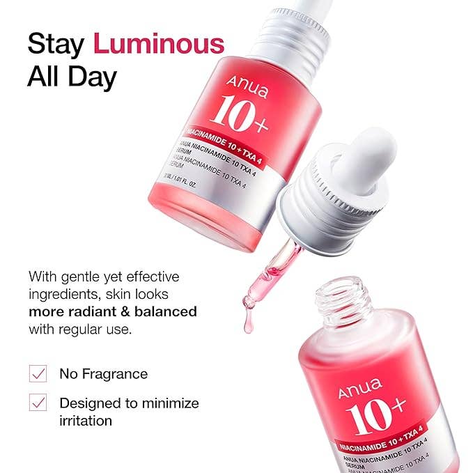 Glowiss - Wholesale Facial Serum/Concentrate - ANUA 10% Niacinamide+ 4% Tranexamic Acid Serum (30ml /1.01 fl.oz.)
