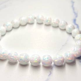 Im Labor erstellte Opal-Armband für den Großhandel von Foxfire Stones