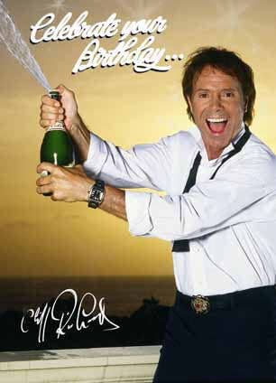 Danilo Promotions Ltd – wholesale Birthday card – Cliff Richard Birthday Sound Card3