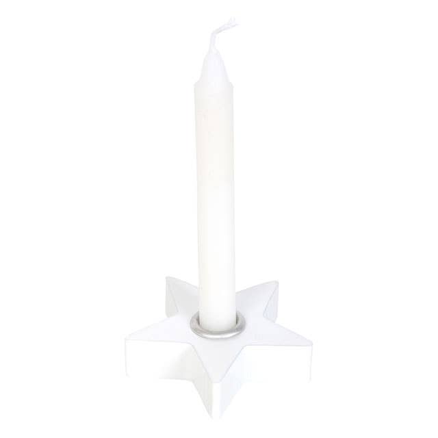 Something Different Wholesale – wholesale Candle holder – White Star Spell Candle Holder1
