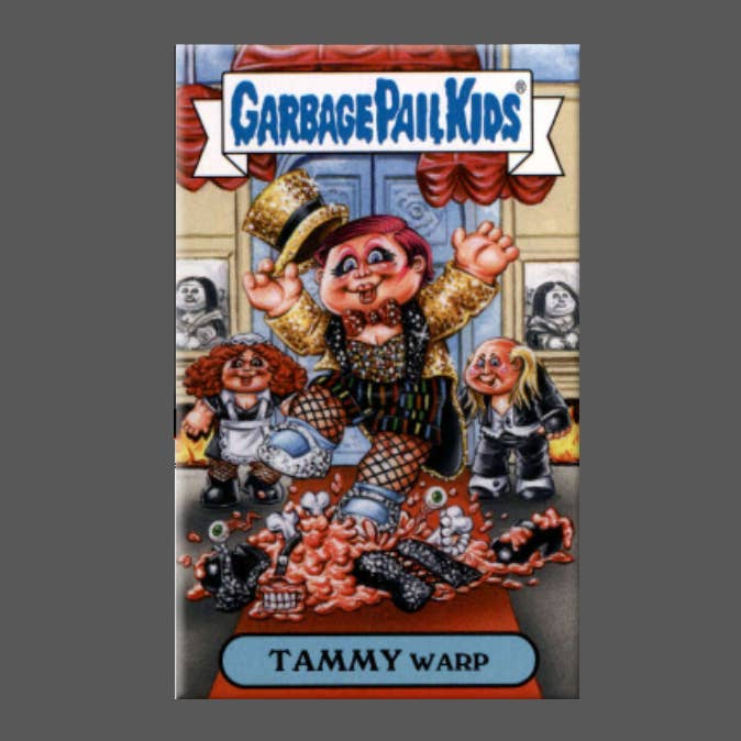 Ba Ba Buttons - Wholesale Lapel Pin/Button - GARBAGE PAIL KIDS, Tammy Warp, Magnet, Button, Rocky Horror