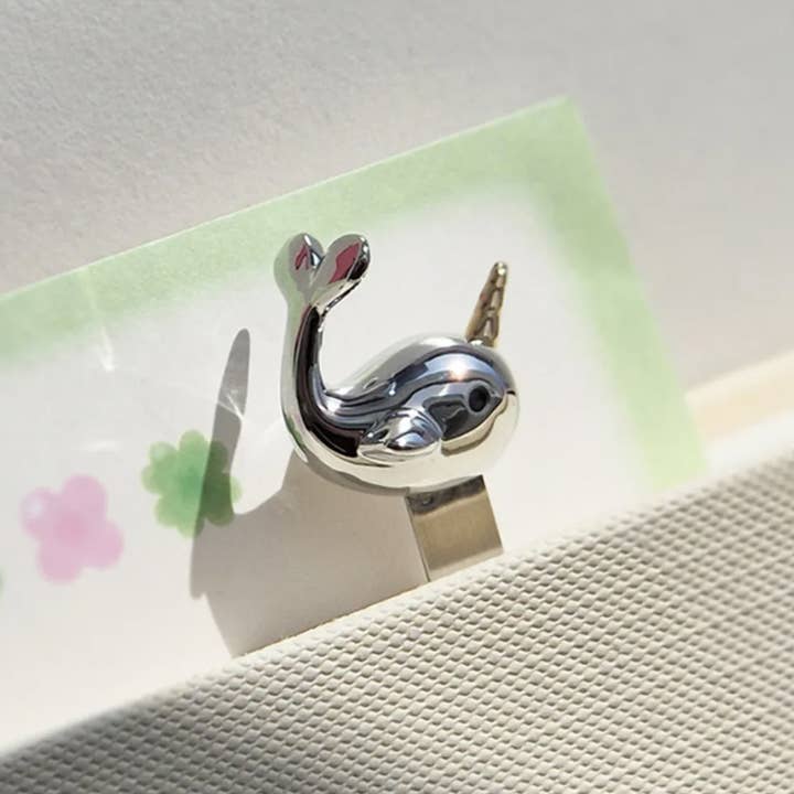Metalmorphose Bookmark - Narwhal Bookmark for wholesale by Oli Olsen