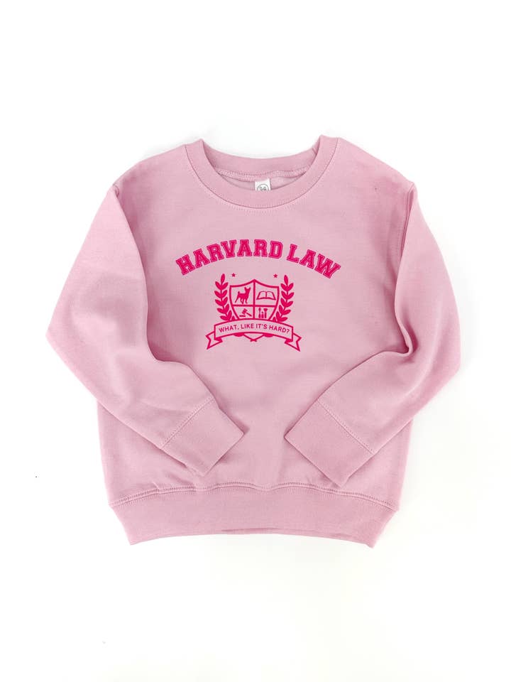 Harvard Law Sweatshirt For Girls, Funny Movie Christmas for wholesale by The Wishing Elephant
