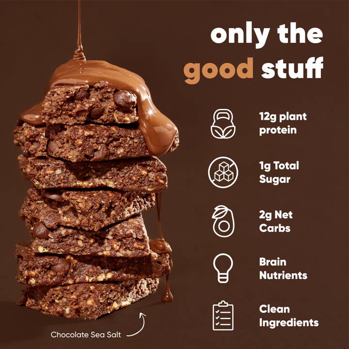 IQBAR - Wholesale Snack bar - IQBAR Almond Butter Chip | Brain + Body Keto Protein Bars2