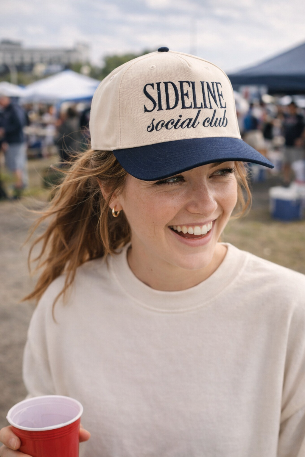 Ginger And Thread - Wholesale Trucker hat – Women’s - Sideline Social Club Embroidered Baseball Hat for Sports Mom7