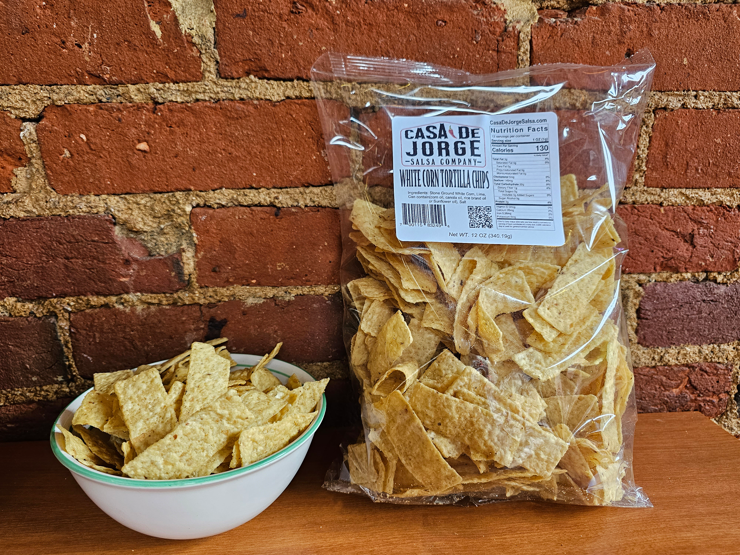 Casa De Jorge Salsa - Wholesale Chips - White Corn Tortilla Chips2