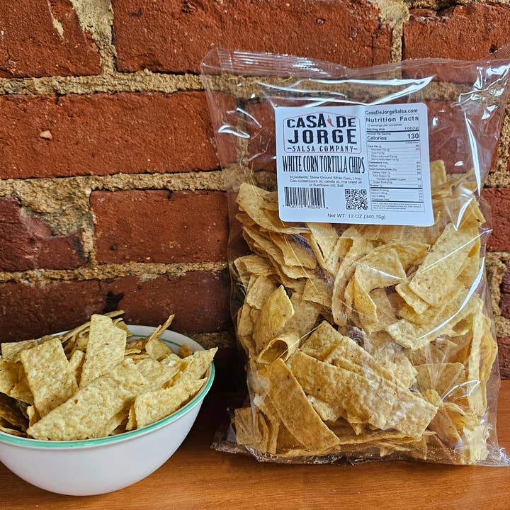 Casa De Jorge Salsa - Wholesale Chips - White Corn Tortilla Chips2