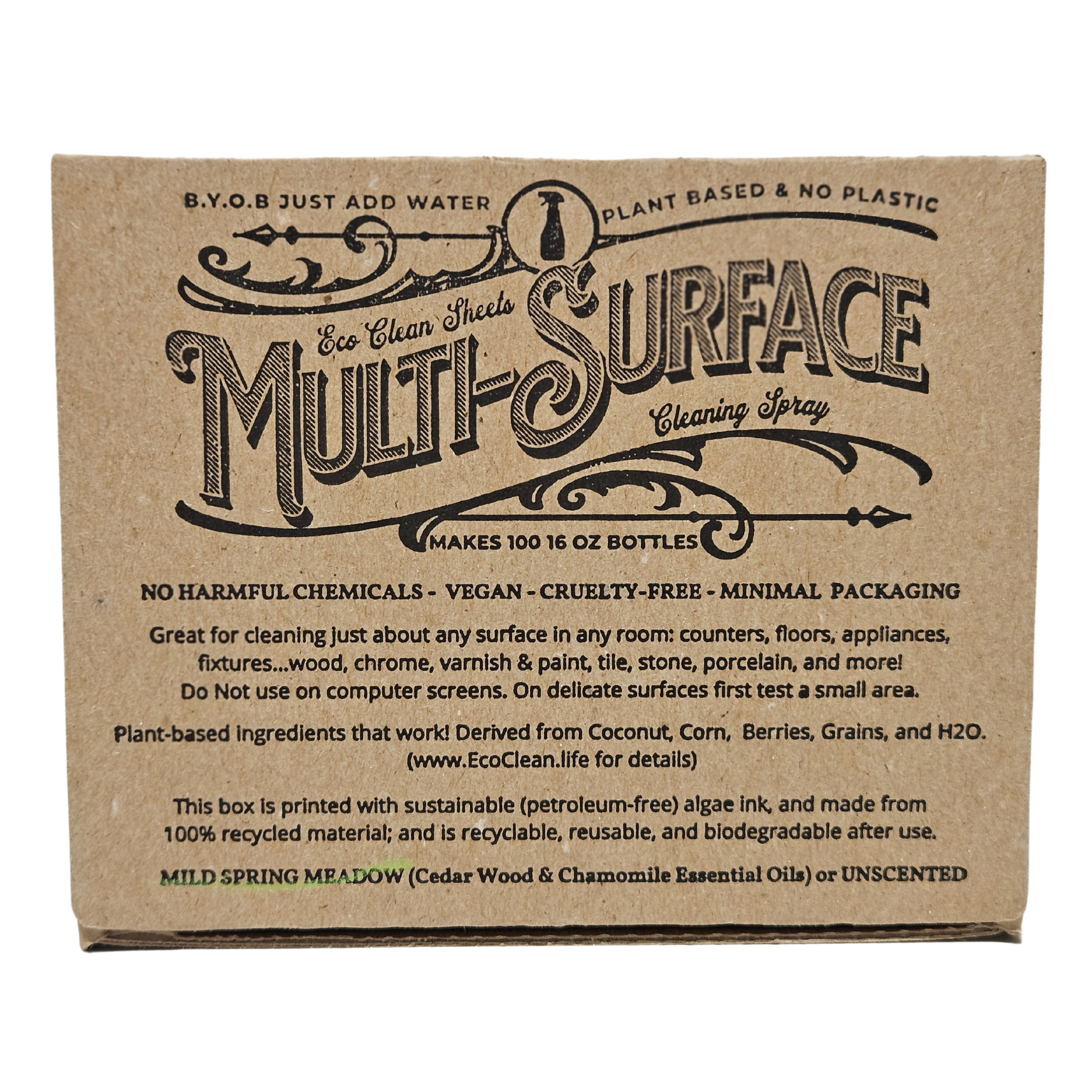 Symbiotic Products LLC - Wholesale Multi-Surface Cleaner - Multi-Surface Cleaner Sheets | Retail or Bulk Display | 1002