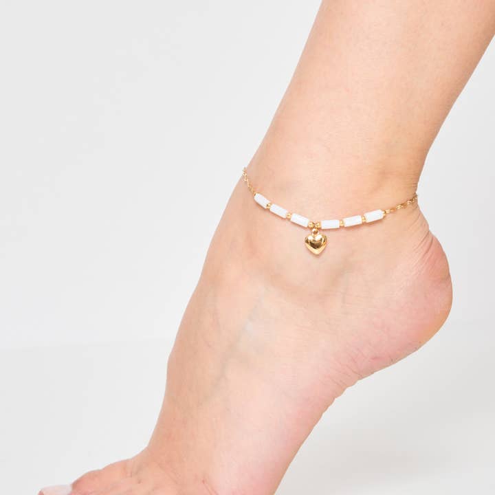 BYREN | ÉLINE L'ATELIER - Vendita all'ingrosso Cavigliere - Catenine alla caviglia in acciaio inossidabile 624RX222