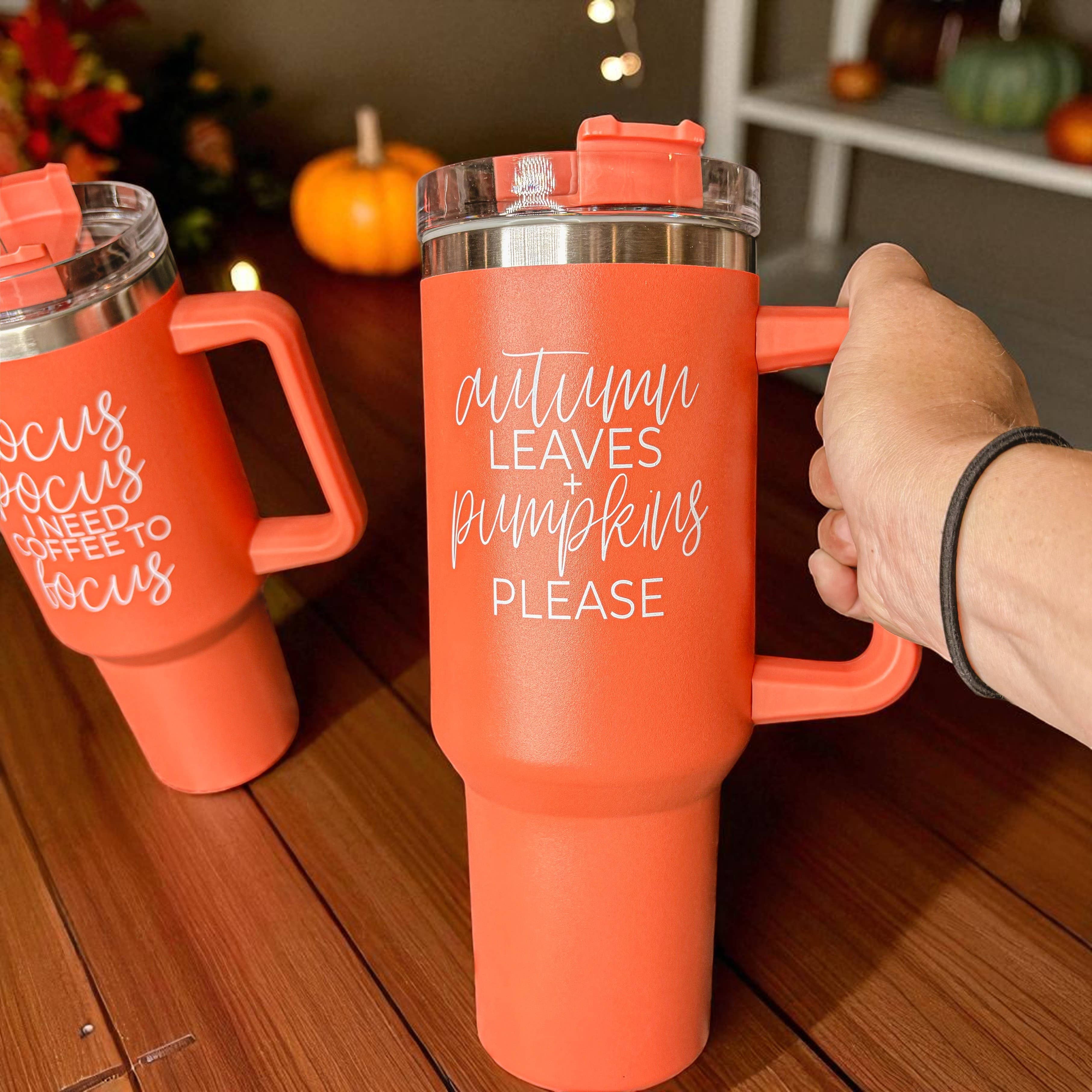 Gia Roma - Wholesale Insulated Mug/Tumbler - Sweater Weather Cream 40 oz Travel Tumbler, Fall Home & Gift15