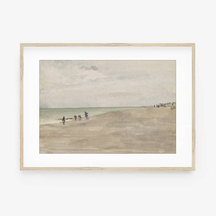 Hyggely - Wholesale Art Print - Vintage Coast Landscape View | Beach Shore Art Print L1081