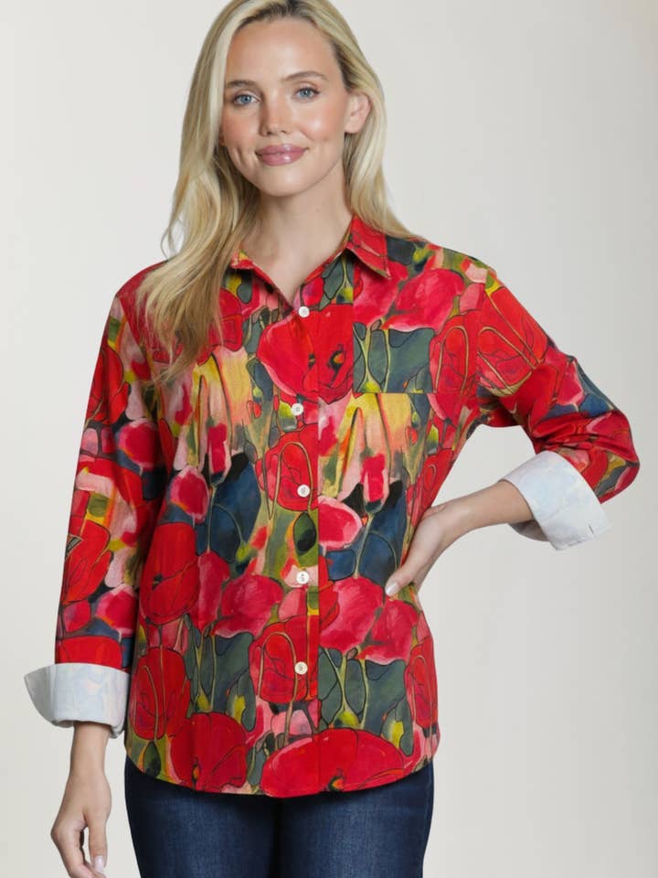 Camicia abbottonata Boyfriend per la vendita all'ingrosso da parte di APNY