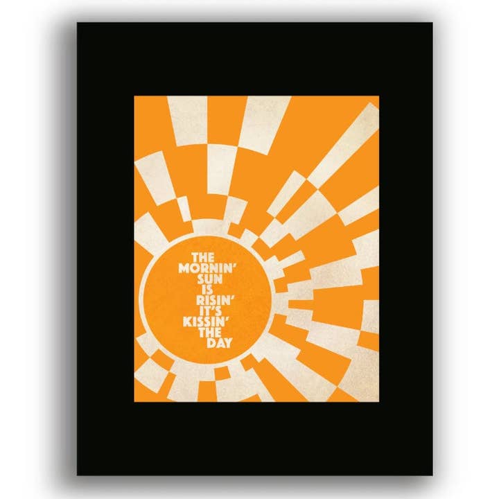 Song Lyrics Art - Wholesale Art Print - Wheel in the Sky by Journey - Song Lyrics Music Quote Art