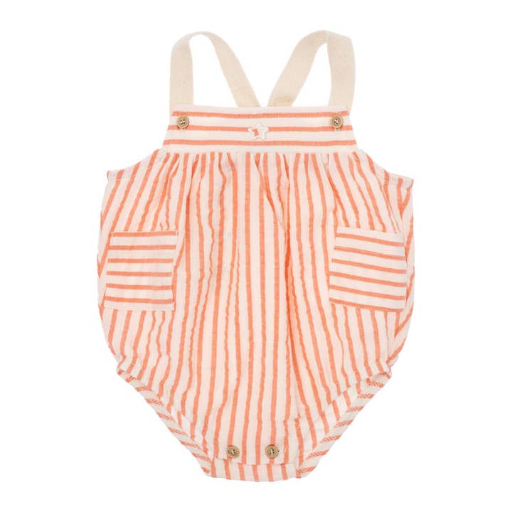 Barboteuse rayée pour bébé S40823 pour la vente par Tocoto Vintage