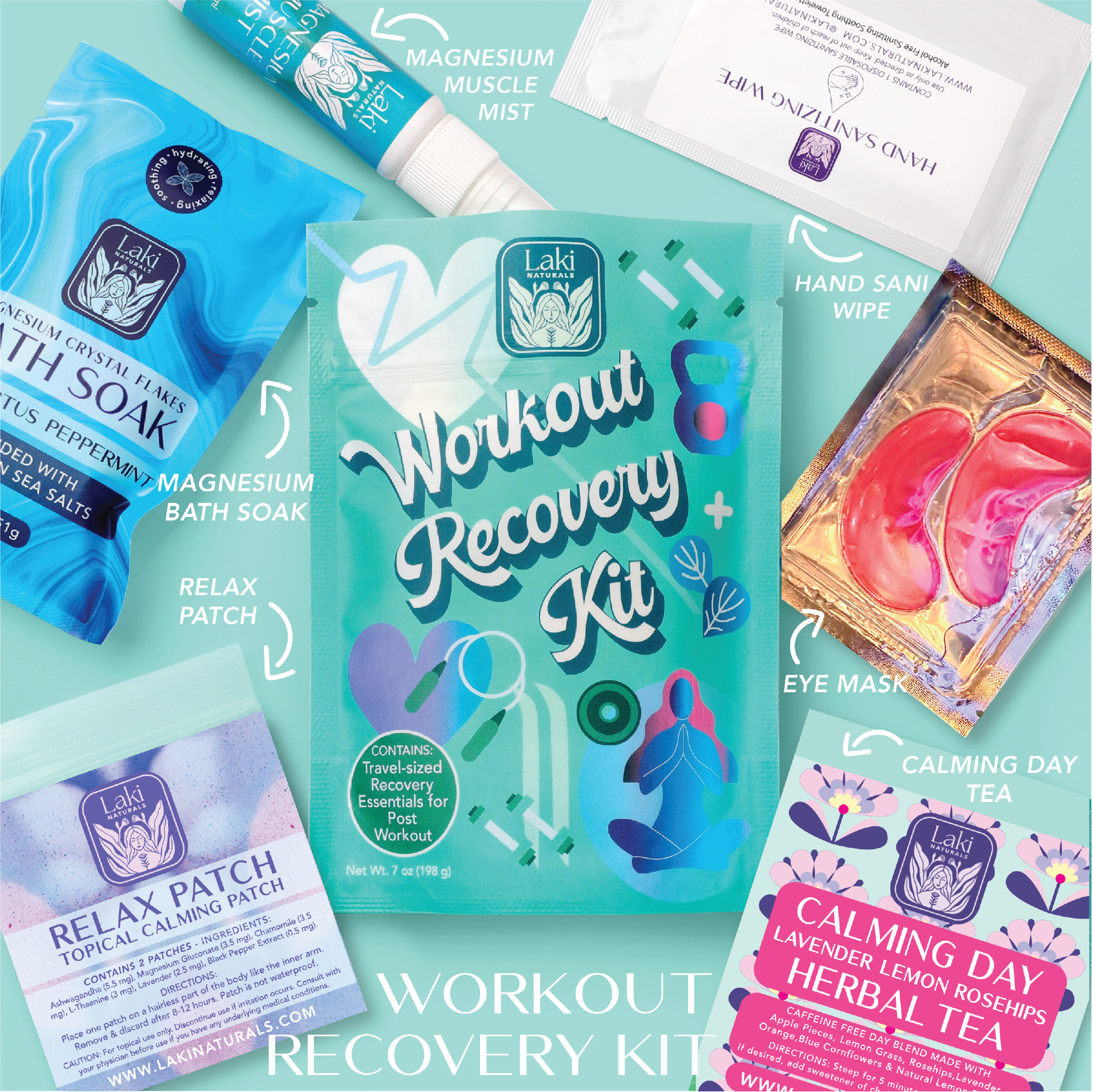 Laki Naturals - Wholesale Party Favor - Night Out Recovery Kit for Hangovers2