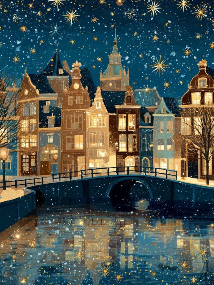 Christmas Village: NO. 10 | Card Fripperies for wholesale by Fripperies