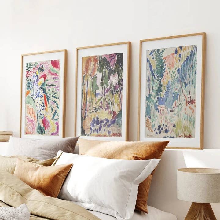 Art Lane - Wholesale Art Print - Henri Matisse Japanese Garden Poster. Abstract Eclectic Art