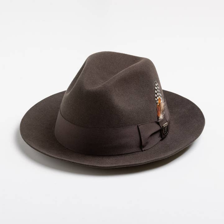 Stacy Adams Ullfilt Fedora- Cleveland för wholesale av Dorfman Hat Co