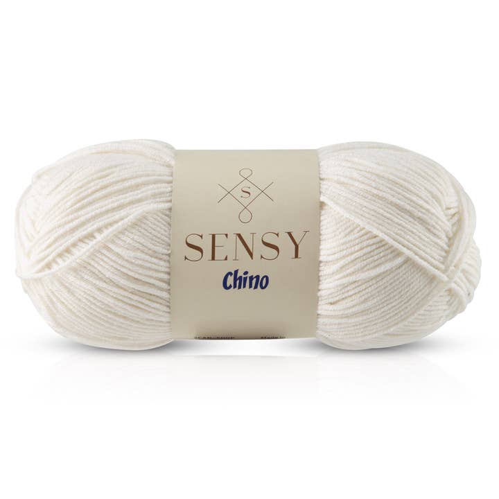 Sensy - Wholesale Yarn - Sensy Chino Soft Cotton Yarn, 3.5 oz, 360 Yards, Gauge 2 Fin