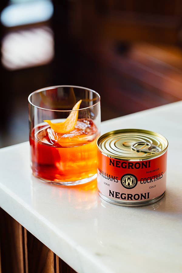 Williams Premium Canned Cocktails - Wholesale Cocktail Mix/Syrup - Negroni Cocktail1