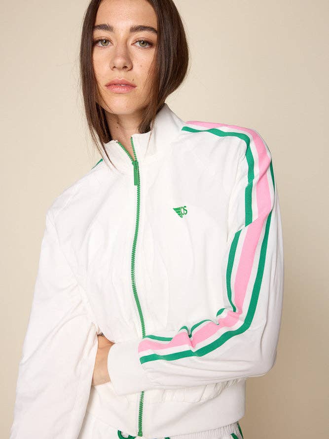 White Classic Court Jacket for wholesale on Faire2