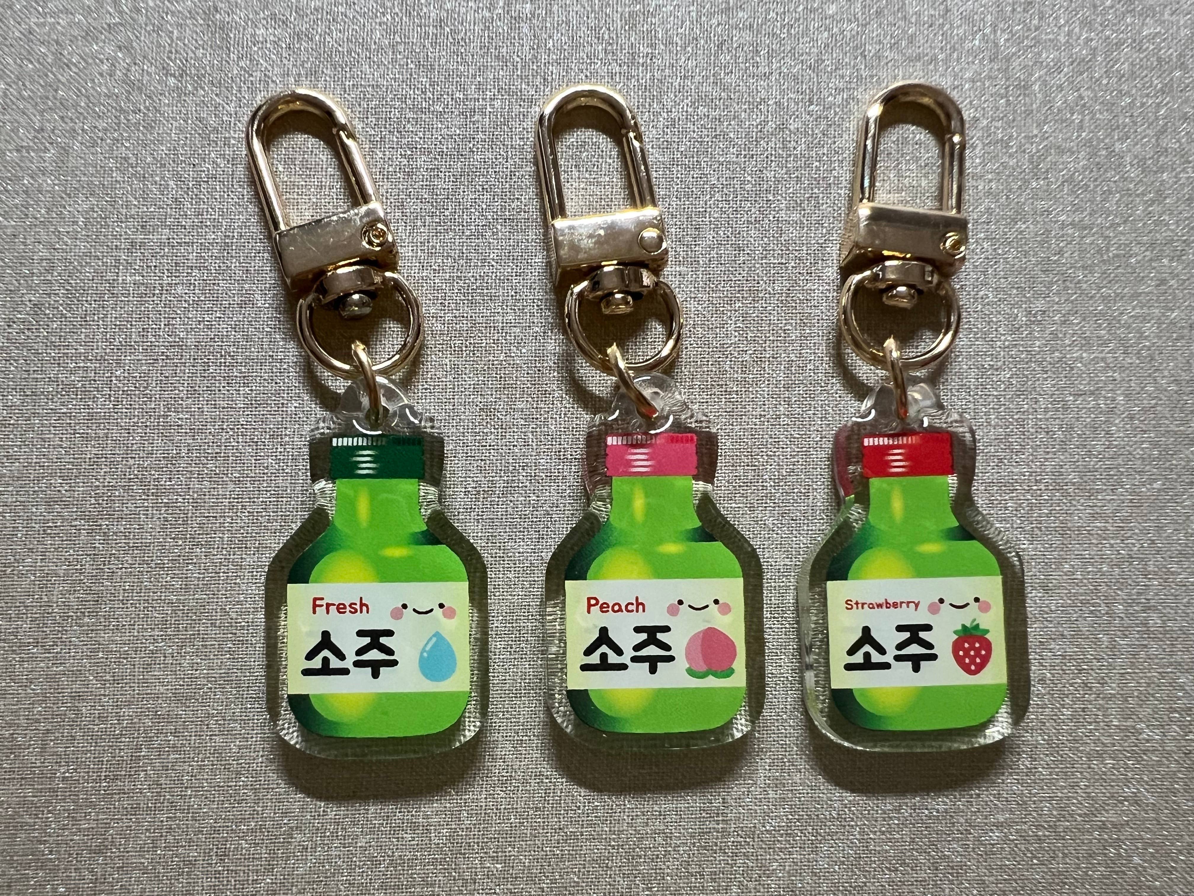 Meloncholy Co. - Wholesale Keychain - Women's - Cute Soju Charm Keychain1
