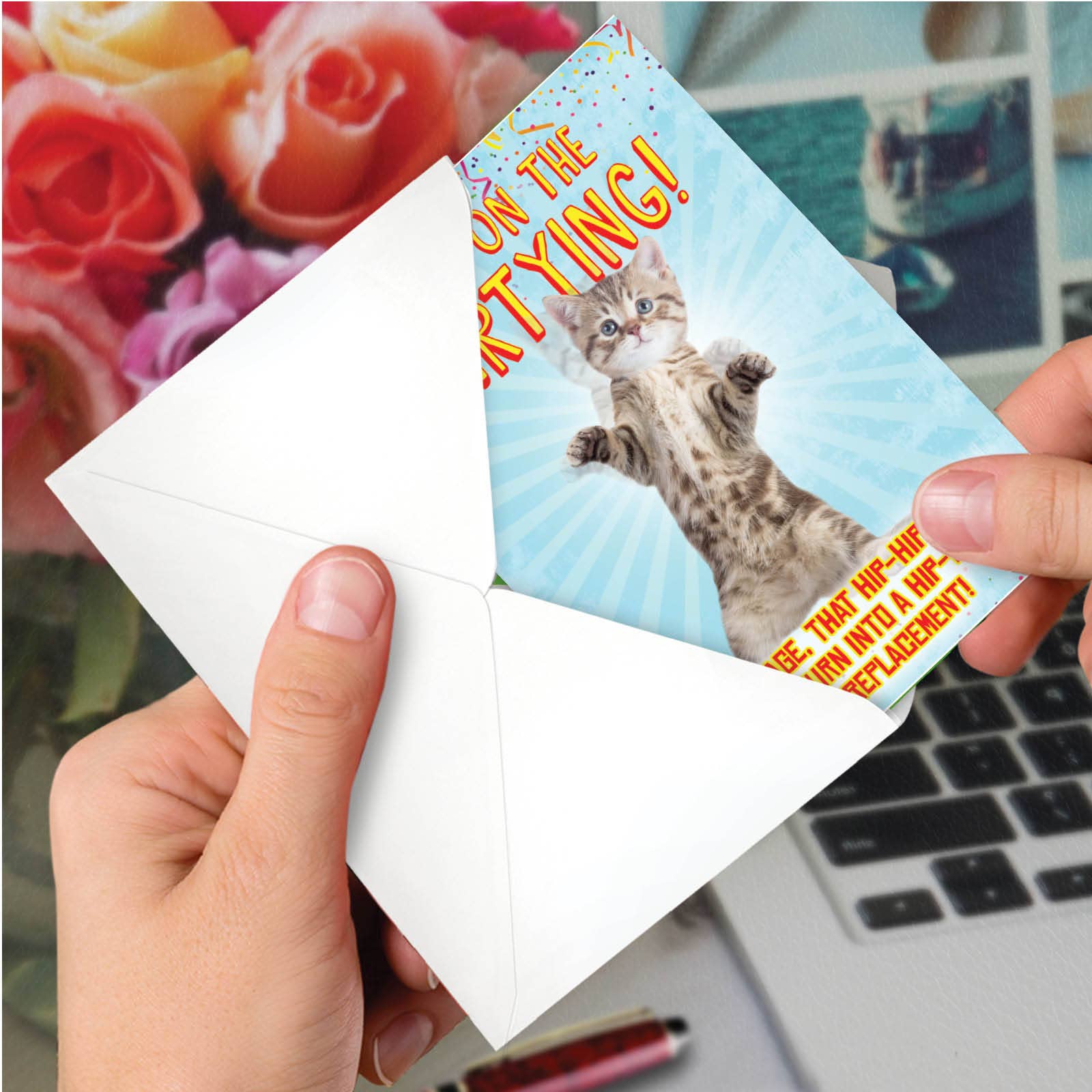 NobleWorks - Wholesale Birthday Card - Birthday Card - Hip-Hip Hooray2