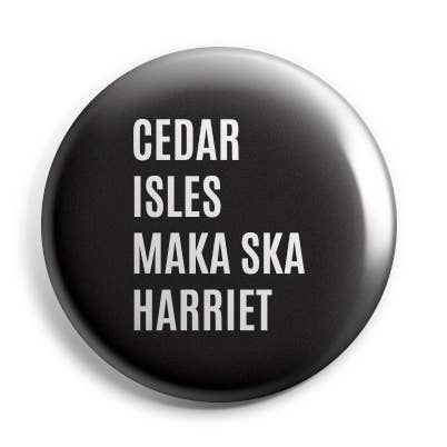 Mini-aimant - Chaîne des lacs de Minneapolis pour la vente par Juniper & Spruce