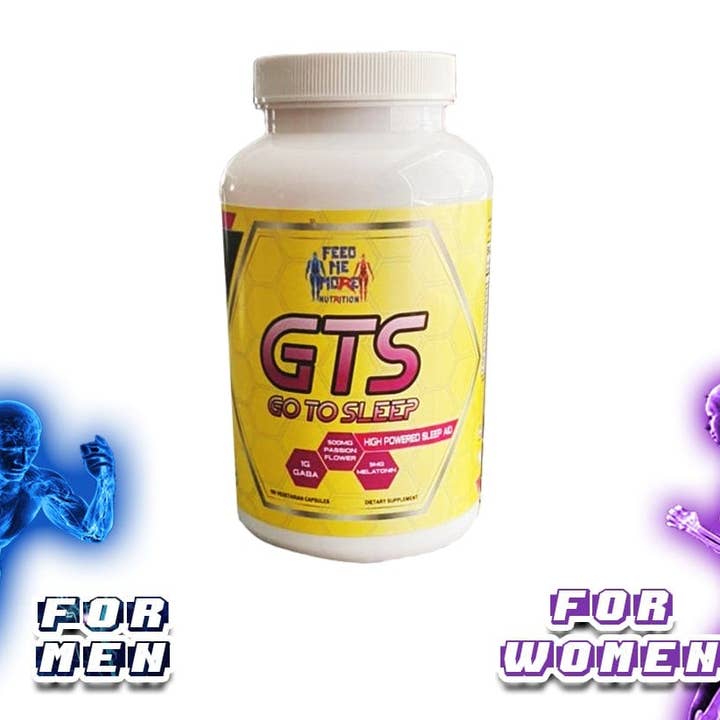GTS Natural Sleep Formula for wholesale by Feed Me More Nutrition