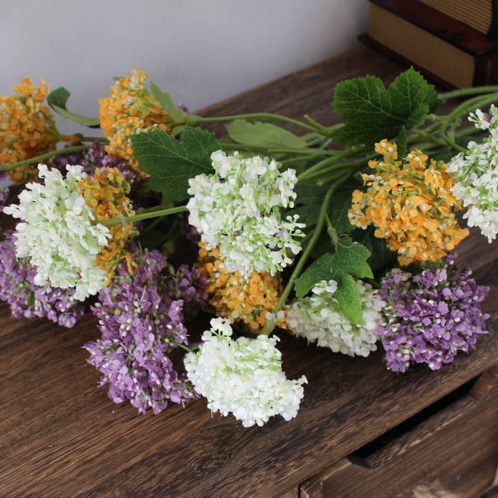 ACNITE(We cover U.S. import duties) - Wholesale Artificial flowers - Artificial Flowers Faux hydrangea flower Silk wedding floral2