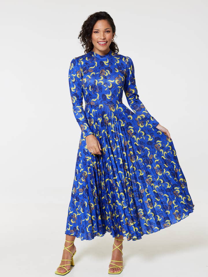 Closet London Pleated Dress JD9670 for wholesale by Closet London