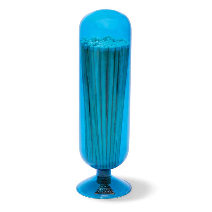 Fireplace Match Cloche, Indigo for wholesale by SKEEM