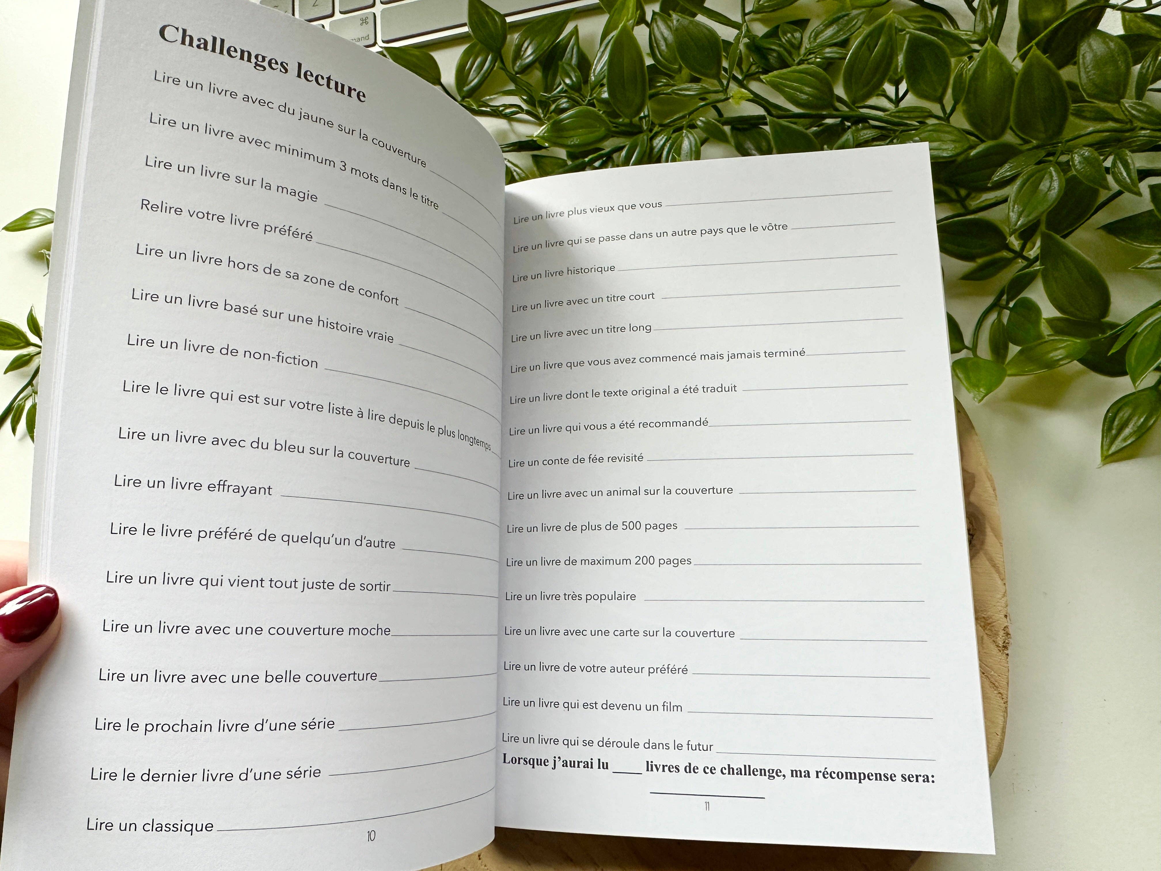 Magic&Books - Vendita all'ingrosso Diari/agende - (VERSION FRANÇAISE) Journal de lecture vert5