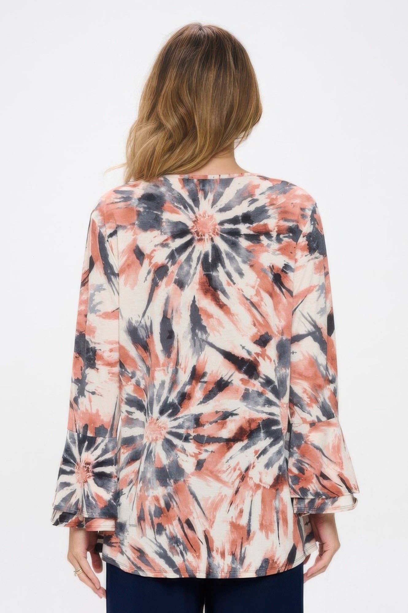 CC Wholesale Clothing – wholesale Tunika - Dam – Bg V-nk Tulip Tunika2