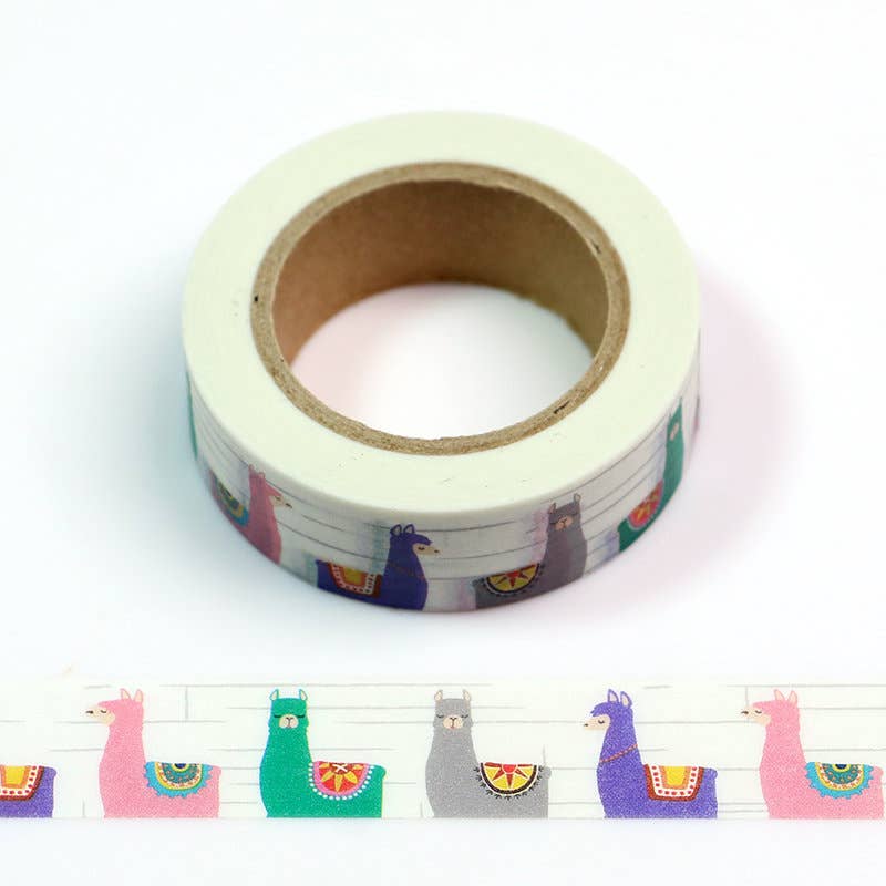 Love My Tapes Inc - Wholesale Washi Tape - Llama Washi Tape2