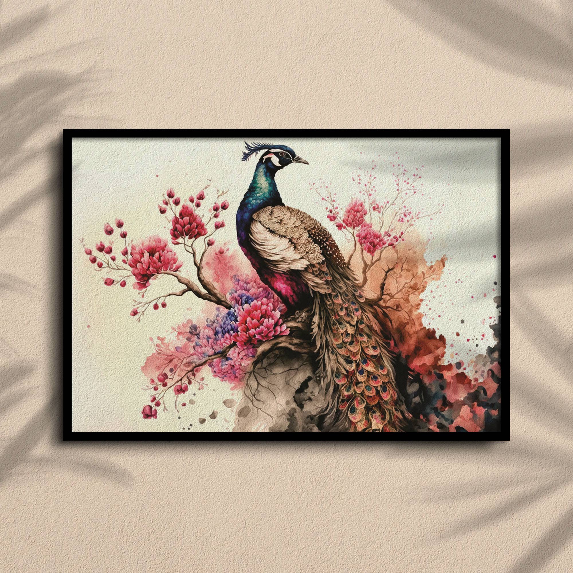 Craft Kreatively - Wholesale Craft Supplies - Peacock Decoupage Rice Paper - A3+ - for Crafts1