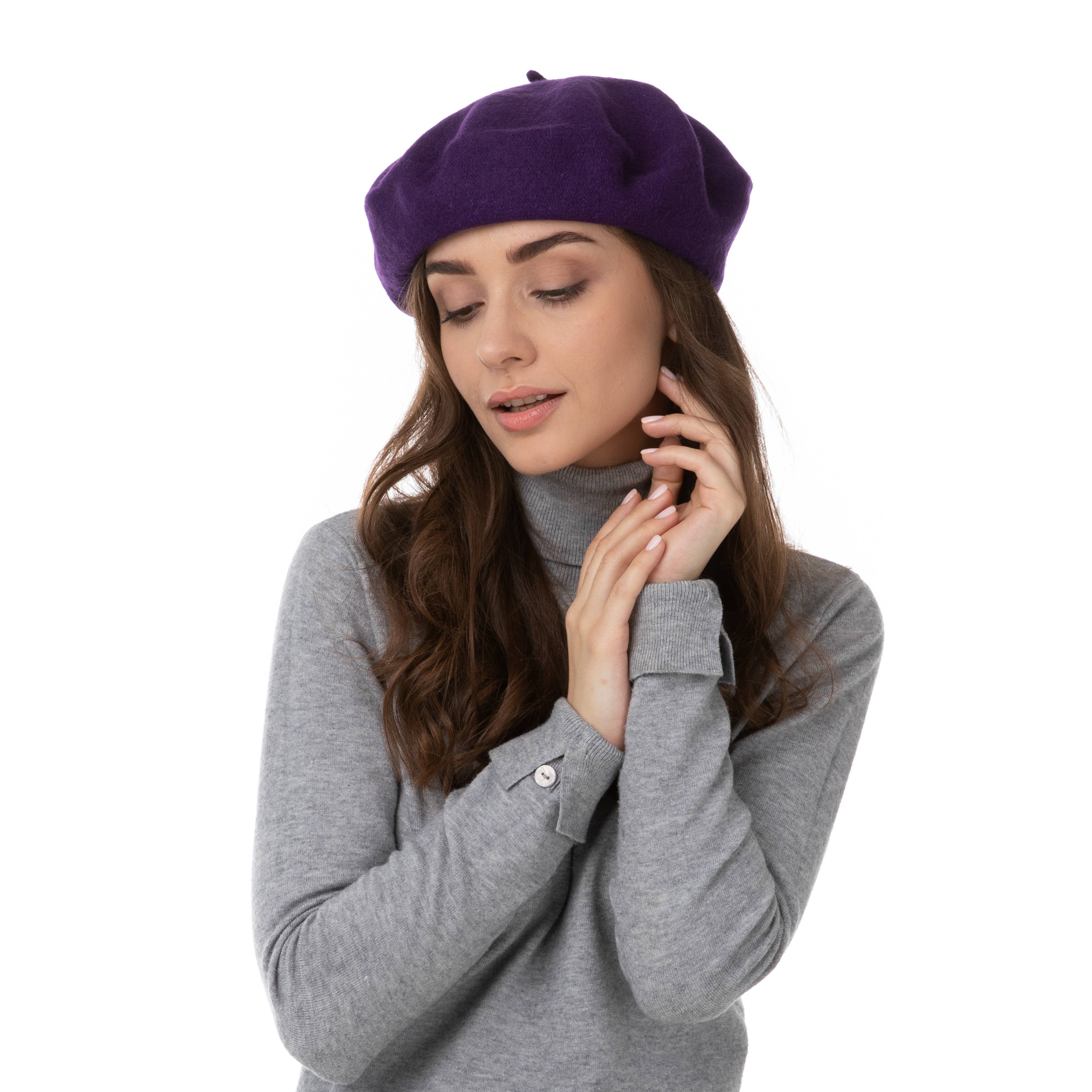 Stylex Party – wholesale Beret – Women's – Beret Hat Wool Autumn Women French Beret Winter Cute18