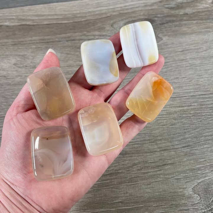 Keystone Crystals - Wholesale Spiritual stone/crystal - Gemstone Rectangle Worry Stones – Calming Crystals3