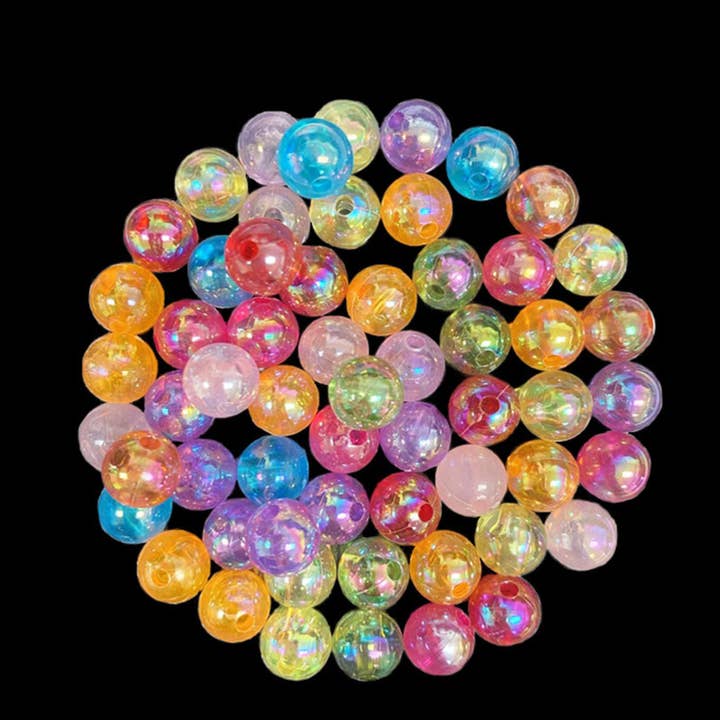 Angels Craft - Wholesale Beads - Clear Beads, Approx. 8mm 35g (8 colors available)2