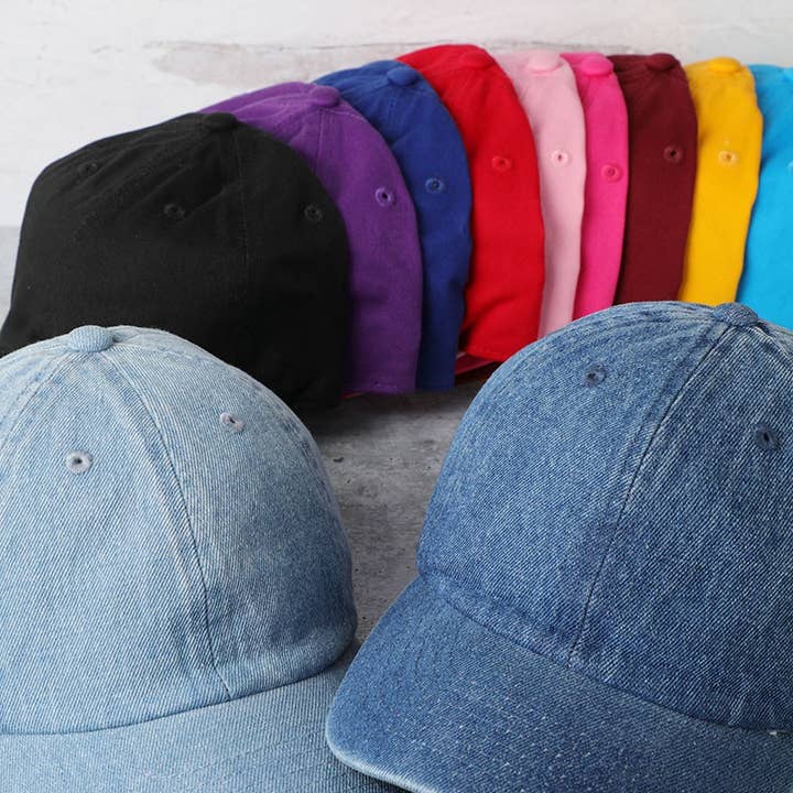 Fashion City - Wholesale Baseball Cap - Kids - Kids Washed Low Profile Cotton Baseball Cap14