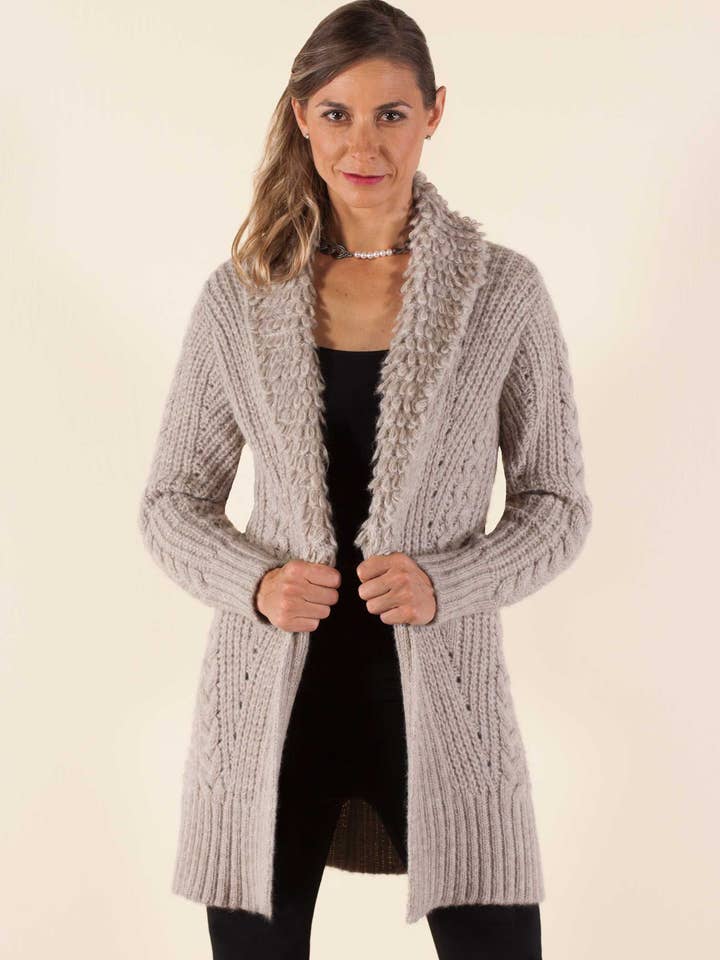 Gabriella Cardigan for wholesale by Simply Natural Alpaca