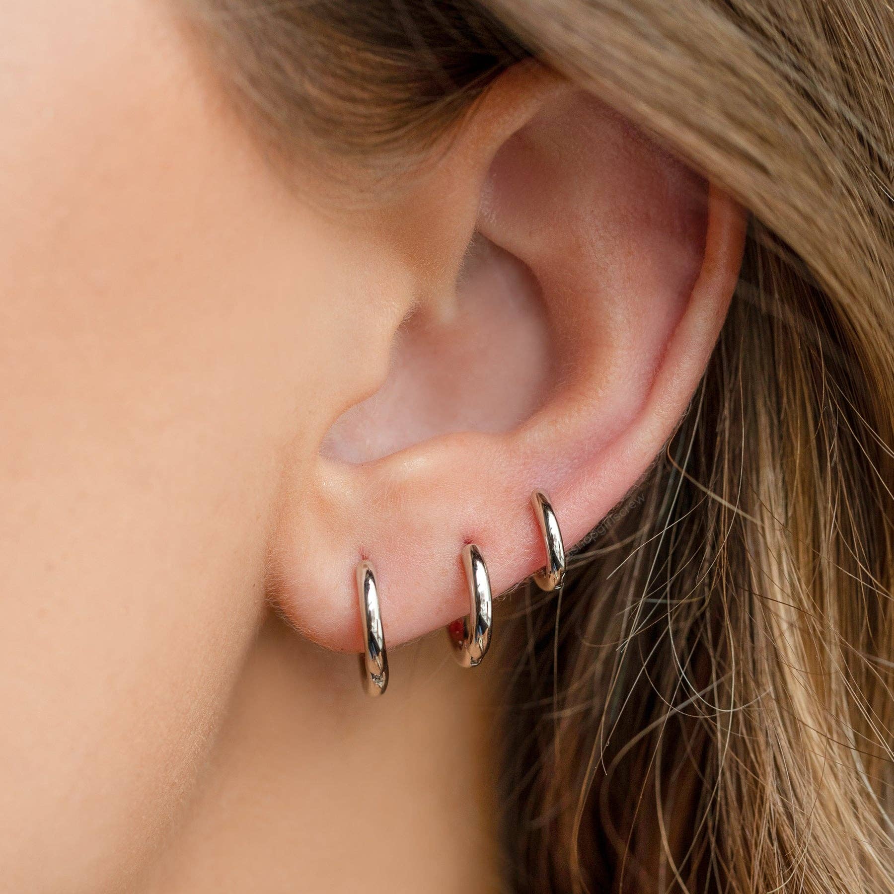 Girls Crew - Wholesale Jewelry Set - Angel City Hoop Set8