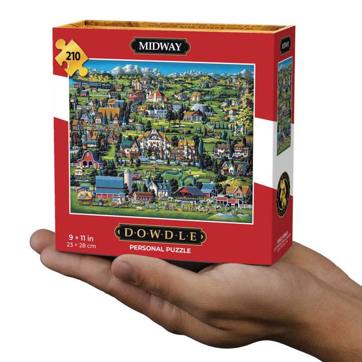 Boardwalk Puzzle Company - Wholesale Puzzle - Adult - Midway - Personal Puzzle - 210 Piece