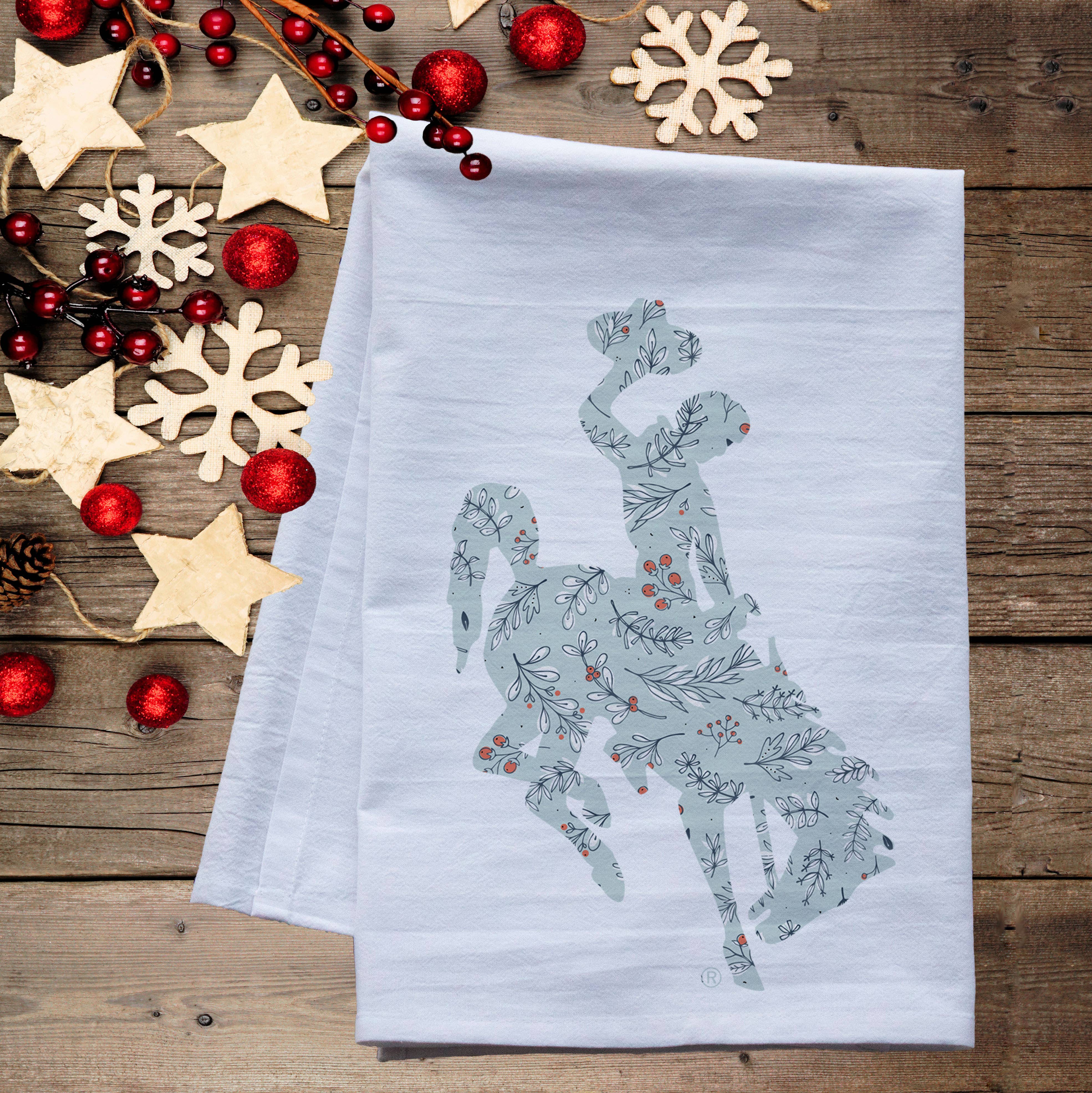 This Joyful Home - Wholesale Tea Towel - Blue Pip Berry Wyoming Steamboat Tea Towel3