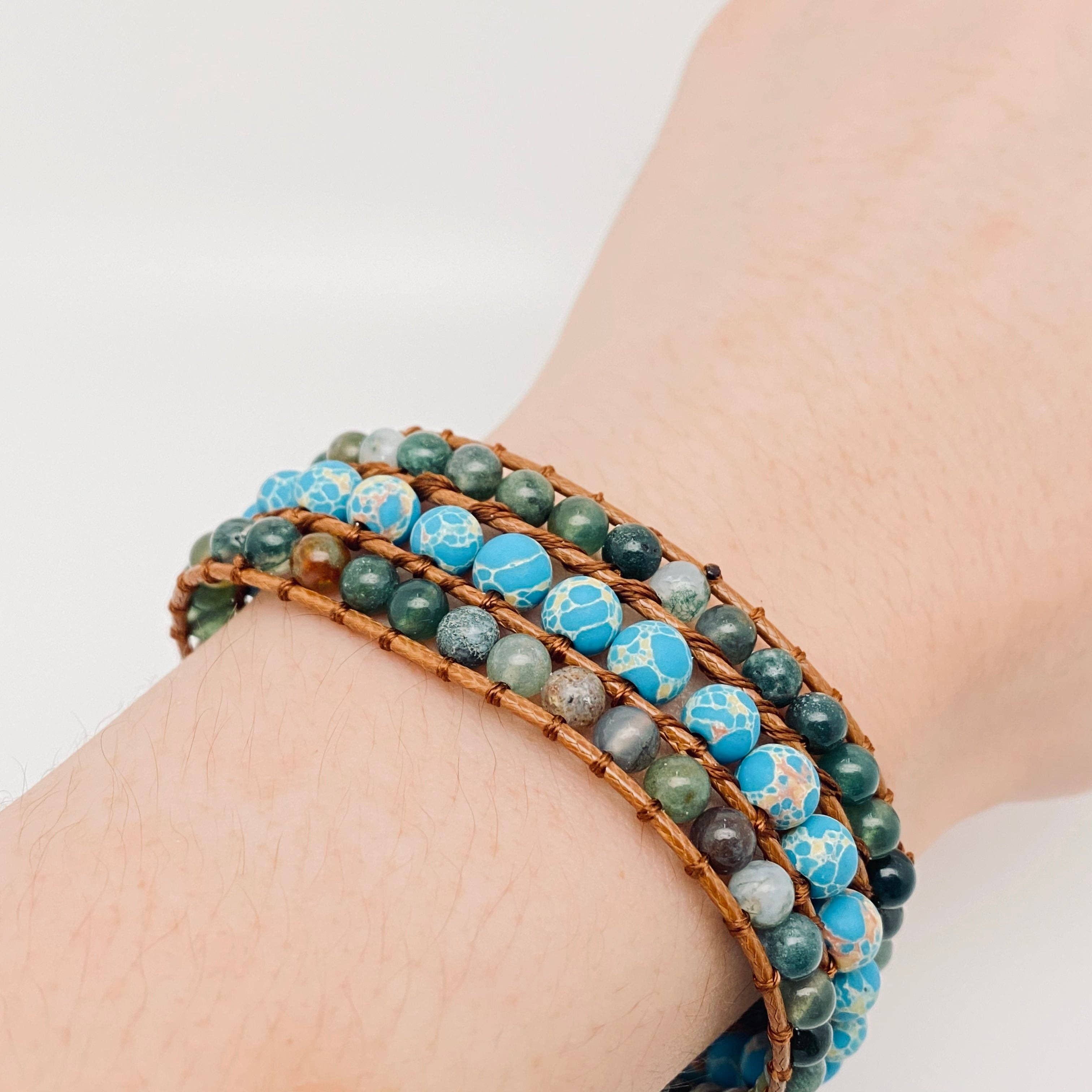 Mio Queena - Vente Bracelet de perles - Bracelet en perles fait main Bracelet en pierre naturelle16