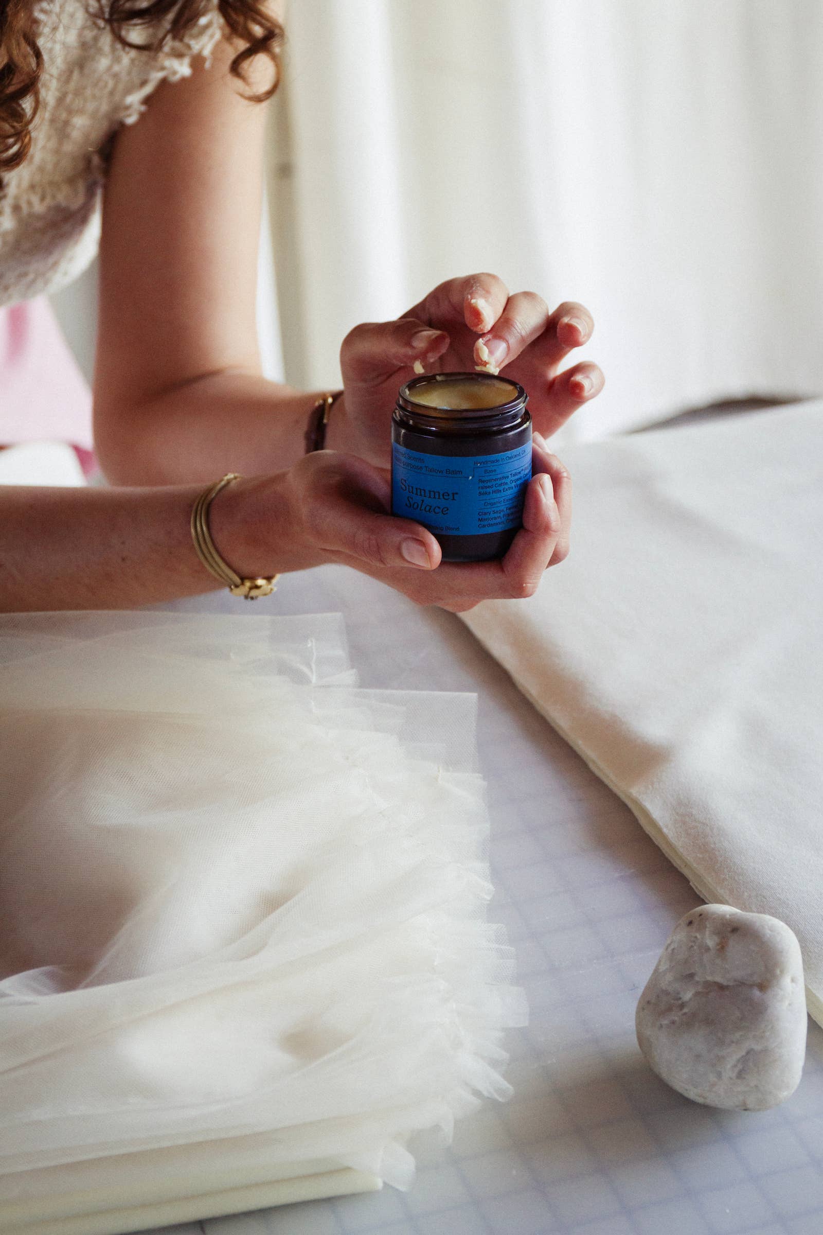 SUMMER SOLACE- Regenerative Tallow Beauty - Wholesale Anti-Aging Moisturizer - Sacred Scents Balm – Clary Sage, Fennel & Tulsi, 50 mL2