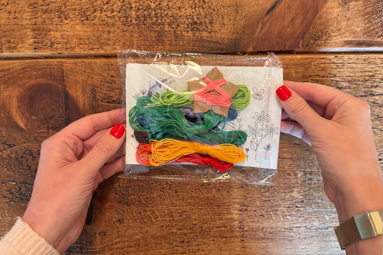 Chasing Threads – wholesale Embroidery/cross-stitch supplies – Stick & Stitch Your Flowers - Embroidery Kit2