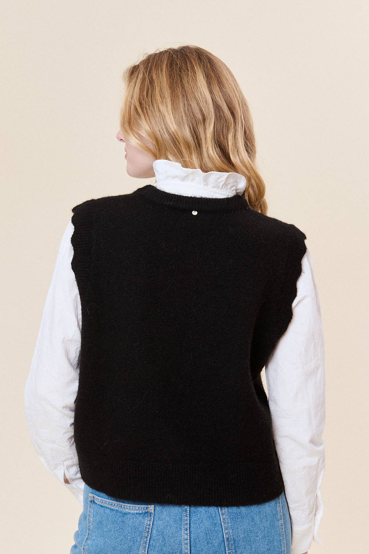 Nathael Paris – Engroshandel Pullover - Dame – Ærmeløs trøje i alpaka og uld8