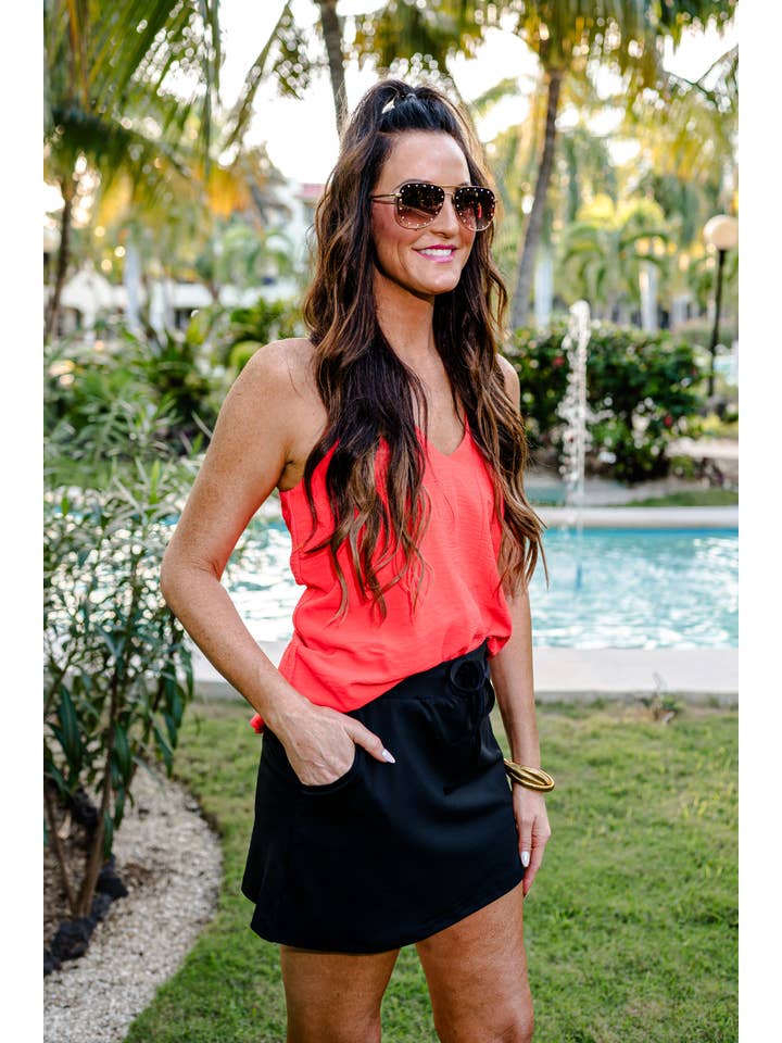 After Dark Black Skort for wholesale on Faire8