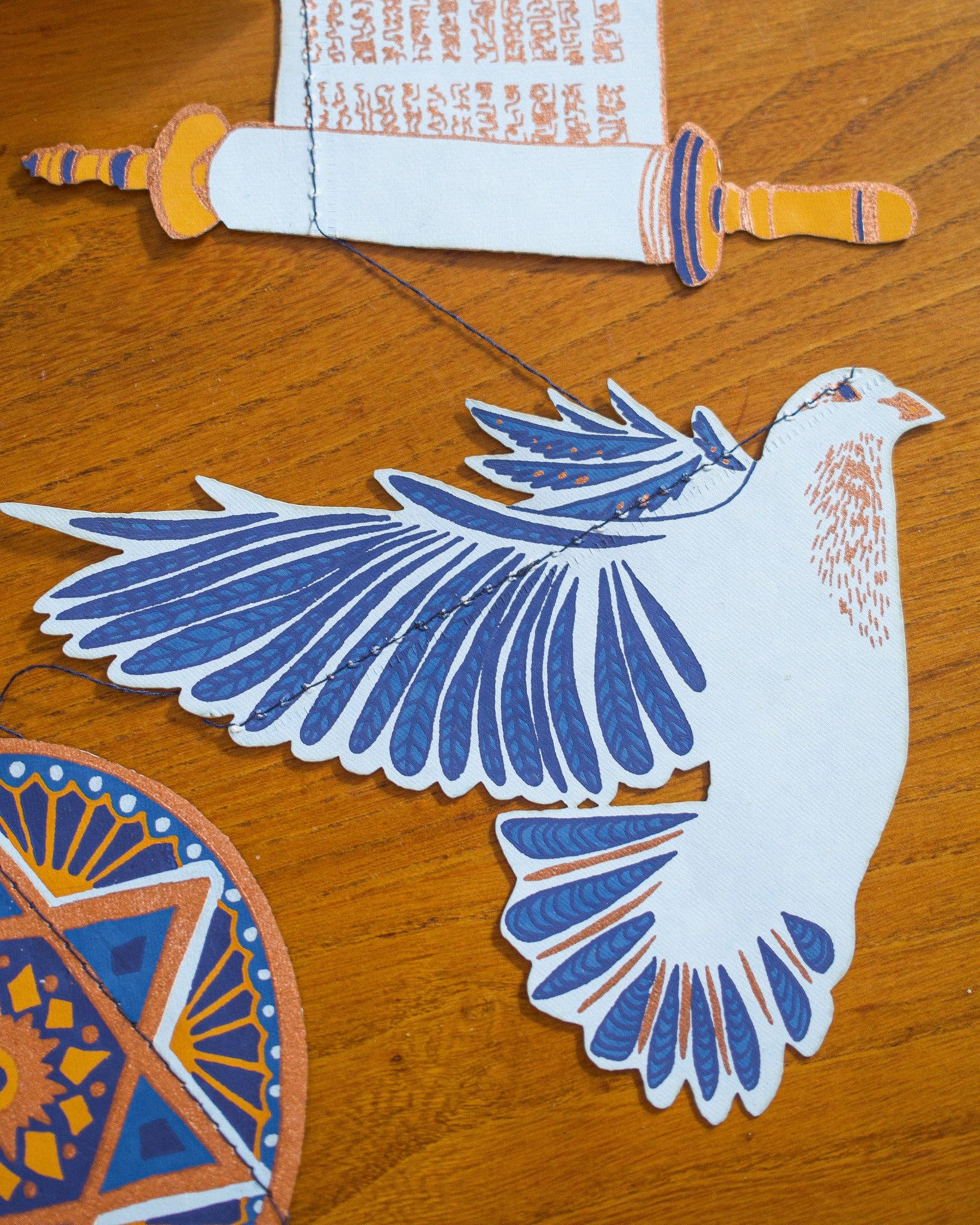 East End Press – Großhandel Wimpel/Girlande – Genähte Chanukka-Girlande6